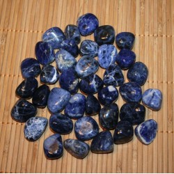 Lot de 8 pierres roulées Sodalite 11/15