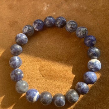 Promo - Bracelet perles Sodalite ∅10mm